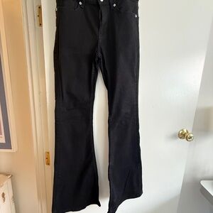 Mango Dark Denim Major Flare Jeans